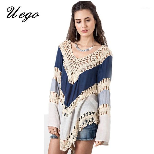 fashion women summer blouse lace crochet hollow out blusas boho casual beach bikini cover up blouses shirt women's & shirts, White
fashion women summer blouse lace crochet hollow out blusas boho casual beach bikini cover up blouses shirt women's & shirts, White