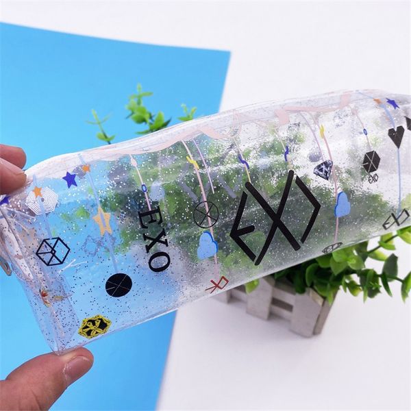 kpop bangtan boys exo twice got7 nct seventeen pencilcase makeup bag transparent storage bag pencil cases
kpop bangtan boys exo twice got7 nct seventeen pencilcase makeup bag transparent storage bag pencil cases