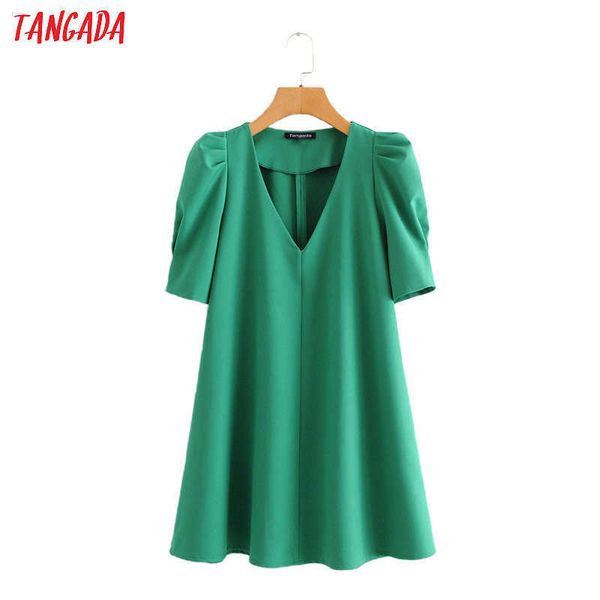 tangada fashion women solid green summer dress short sleeve v neck ladies midi dress vestidos 2l19 210609, Black;gray
tangada fashion women solid green summer dress short sleeve v neck ladies midi dress vestidos 2l19 210609, Black;gray