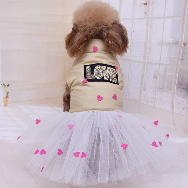 dog apparel girls fashion dress with love letter prints and hearts pet autumn winter warm clothes
dog apparel girls fashion dress with love letter prints and hearts pet autumn winter warm clothes