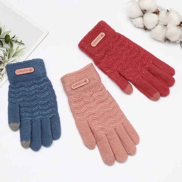 sports gloves thicken warm cold touch screen split finger patchwork winter knitted fleece solid color wrist wool outdoor, Black
sports gloves thicken warm cold touch screen split finger patchwork winter knitted fleece solid color wrist wool outdoor, Black