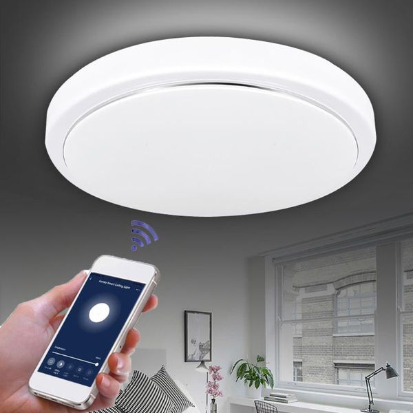 smart remote control timing function wifi ceiling light stepless adjusted lighting 390mm 48w dimmable led cloud intelligence app
smart remote control timing function wifi ceiling light stepless adjusted lighting 390mm 48w dimmable led cloud intelligence app