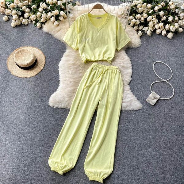 women's two piece pants drawstring waist trimming short +high ankle-tied wide leg 2021 summer fashion casual sportswear 2-piece set, White
women's two piece pants drawstring waist trimming short +high ankle-tied wide leg 2021 summer fashion casual sportswear 2-piece set, White