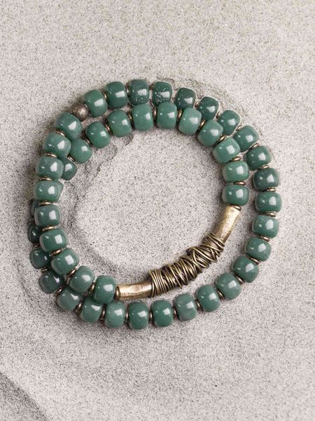 flower punk green yin skin bodhi root bracelet men's street personality manual winding copper wire fashion decoration, Golden;silver
flower punk green yin skin bodhi root bracelet men's street personality manual winding copper wire fashion decoration, Golden;silver
