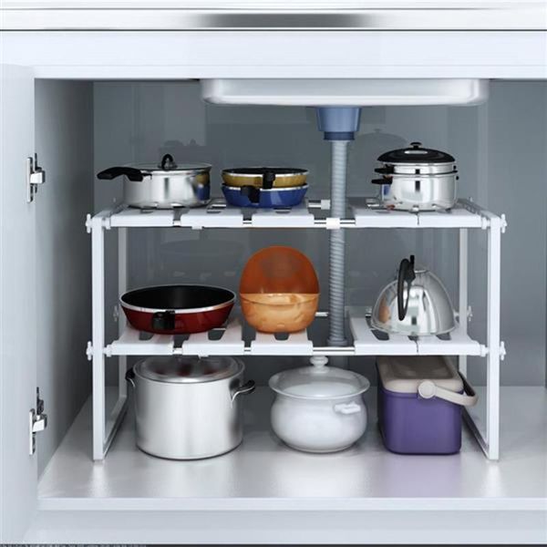 double layer adjustable multifunctional shelf floor stand storage rack under sink kitchen and household storage rack
double layer adjustable multifunctional shelf floor stand storage rack under sink kitchen and household storage rack