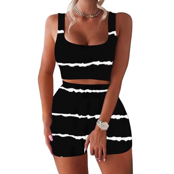 women's tracksuits womenshort set 2021 sleeveless halter elastic waist vintage bodycon quick dry breathable fitness women short two-pie, Gray
women's tracksuits womenshort set 2021 sleeveless halter elastic waist vintage bodycon quick dry breathable fitness women short two-pie, Gray