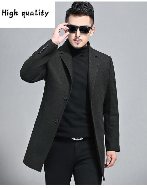 coat cashmere men's medium length suit collar middle aged woollen cloth business leisure fall winter 2021 woolen coat, Black
coat cashmere men's medium length suit collar middle aged woollen cloth business leisure fall winter 2021 woolen coat, Black