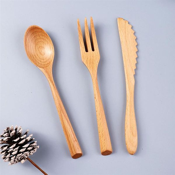 disposable dinnerware 3 pcs japanese style wooden cutlery set beech three-piece for home tableware(log color)
disposable dinnerware 3 pcs japanese style wooden cutlery set beech three-piece for home tableware(log color)