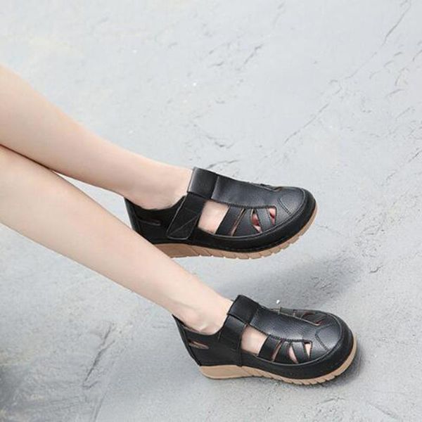 gktinoo 2021 summer casual single shoes women sewing thread women's shoes hollow out big yards mother sandalias mujer, Black
gktinoo 2021 summer casual single shoes women sewing thread women's shoes hollow out big yards mother sandalias mujer, Black