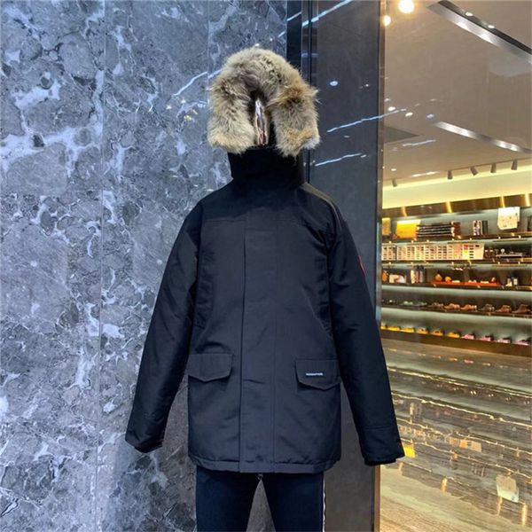 down jacket goose men's and women's medium long thickened warm, waterproof windproof, Black
down jacket goose men's and women's medium long thickened warm, waterproof windproof, Black