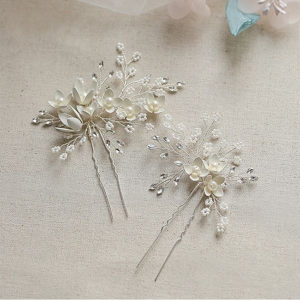 jonnafe 2pcs/set wedding accessories pins silver color floral bridal headpiece pearls hair jewelry for women party prom, Golden;silver
jonnafe 2pcs/set wedding accessories pins silver color floral bridal headpiece pearls hair jewelry for women party prom, Golden;silver