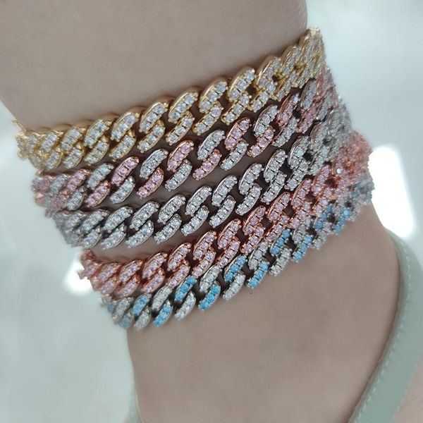 anklets 9" 10" pink white gold blue 5 color 9mm width 5a cz cuban link chain leg foot jewelry 2021 summer anklet, Red;blue
anklets 9" 10" pink white gold blue 5 color 9mm width 5a cz cuban link chain leg foot jewelry 2021 summer anklet, Red;blue