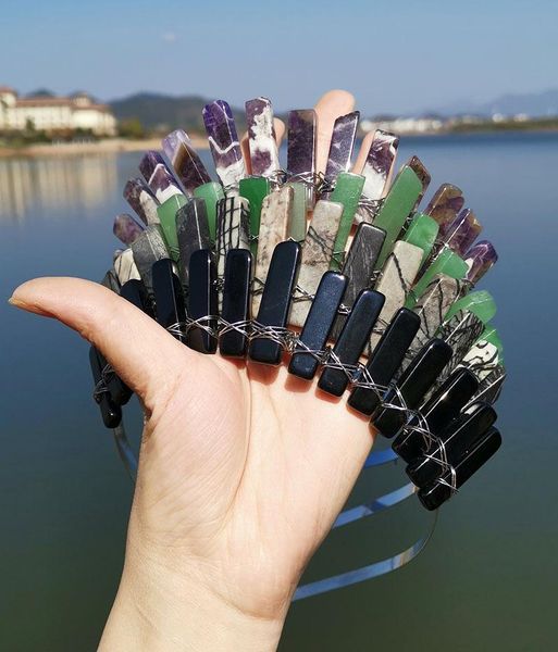 hair clips & barrettes witchcraft accessories raw natural crystal wide crown headband wicca bridal party gift, Golden;silver
hair clips & barrettes witchcraft accessories raw natural crystal wide crown headband wicca bridal party gift, Golden;silver