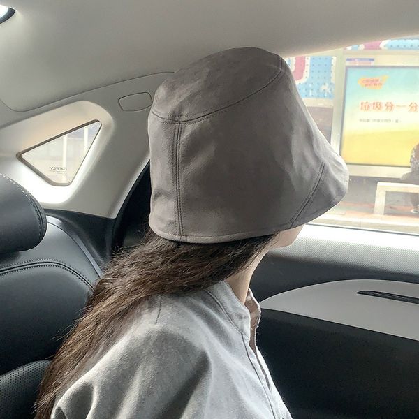 2020 autumn and winter bucket hat fashion all-match casual bonnet fedora hats, Blue;gray
2020 autumn and winter bucket hat fashion all-match casual bonnet fedora hats, Blue;gray