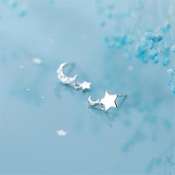 other pofunuo 925 sterling silver girls cute asymmetry moon star charm earrings students sister lovely jewelry zircon stud, Golden;silver
other pofunuo 925 sterling silver girls cute asymmetry moon star charm earrings students sister lovely jewelry zircon stud, Golden;silver