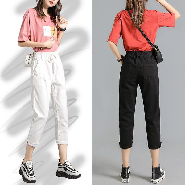 women's pants & capris white black ladies denim 2021 summer korean fashion slim low waist jeans trend 3xl 4xl 5xl size, Black;white
women's pants & capris white black ladies denim 2021 summer korean fashion slim low waist jeans trend 3xl 4xl 5xl size, Black;white