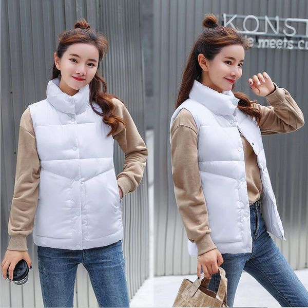 women's vests sleeveless coat women vest 2021 waistcoat short slim coats woman spring autumn jacket female outerwear black, Black;white
women's vests sleeveless coat women vest 2021 waistcoat short slim coats woman spring autumn jacket female outerwear black, Black;white