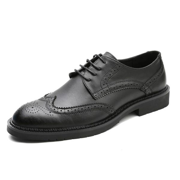size 38-48 men dress shoes genuine leather wedding social casual male formal shoes, Black
size 38-48 men dress shoes genuine leather wedding social casual male formal shoes, Black
