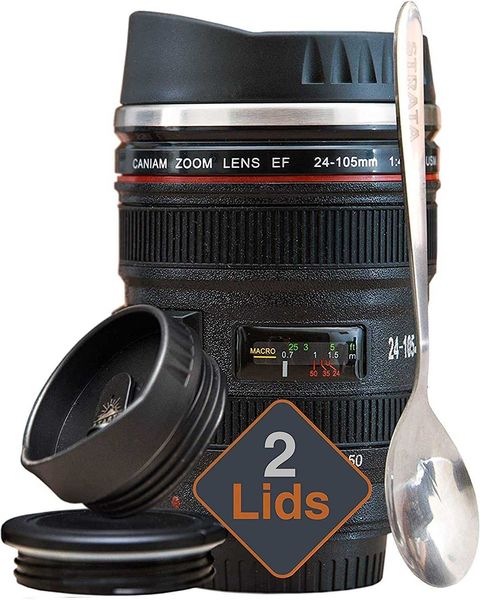 strata cups camera lens coffee mug -13.5oz, super bundle (2 lids + spoon) stainless steel thermos, sealed & retractable lids pgrapher
strata cups camera lens coffee mug -13.5oz, super bundle (2 lids + spoon) stainless steel thermos, sealed & retractable lids pgrapher
