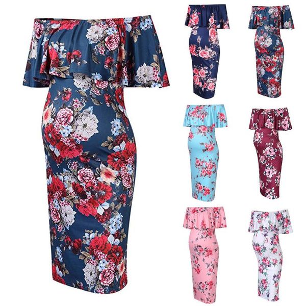 maternity dresses pregnancy dress women fashion sleeveless print ladies off shoulder casual maxi summer clothing, White
maternity dresses pregnancy dress women fashion sleeveless print ladies off shoulder casual maxi summer clothing, White