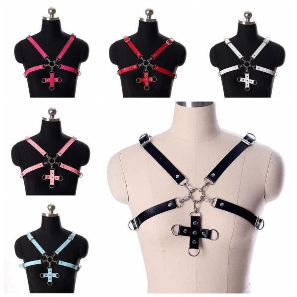 belts gothic handmade pu leather harness body bondage punk stylish accessories straps chest fashion dance rave wear, Black;brown
belts gothic handmade pu leather harness body bondage punk stylish accessories straps chest fashion dance rave wear, Black;brown