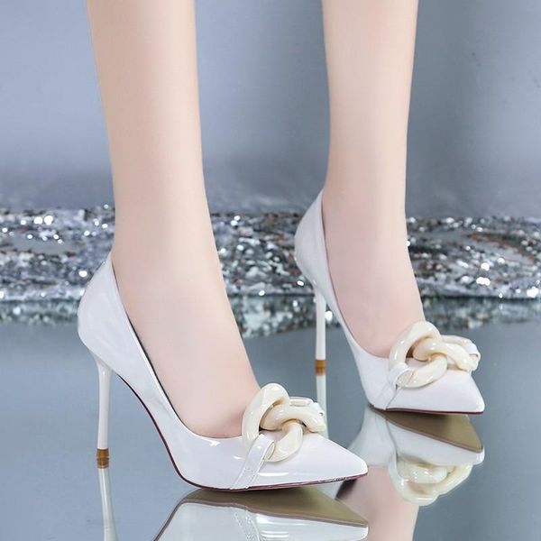 dress shoes female 2021 summer the fashion leisure solid color all-match comfortable pointed shallow high heel, Black
dress shoes female 2021 summer the fashion leisure solid color all-match comfortable pointed shallow high heel, Black
