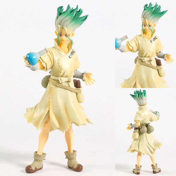 Dr. Stone Senku Ishigami Figure of Stone World Kingdom of Science PVC Figure Collectible Model Toy
