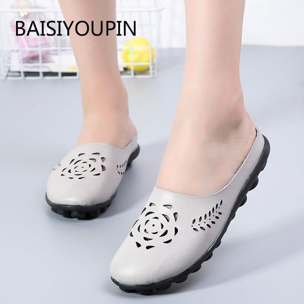plus size summer solid casual flats women sandals fashion round toe slip-on non-slip genuine leather platform female shoes, Black
plus size summer solid casual flats women sandals fashion round toe slip-on non-slip genuine leather platform female shoes, Black