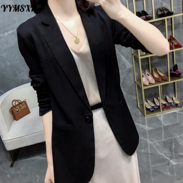 women's suits & blazers thin office suit korean style elegant high-quality half-sleeved sunscreen jacket female 2021 blazer, White;black
women's suits & blazers thin office suit korean style elegant high-quality half-sleeved sunscreen jacket female 2021 blazer, White;black