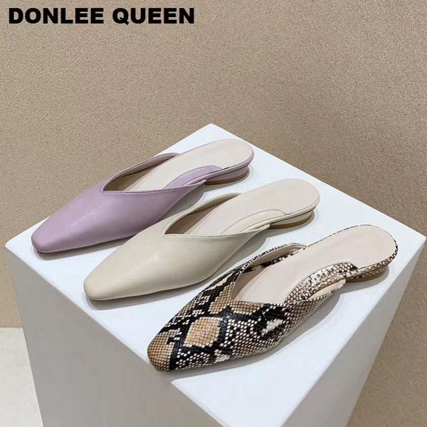 slippers fashion square toe mules women spring shallow candy color flat heels shoes brand slipper snake pattern slides, Black
slippers fashion square toe mules women spring shallow candy color flat heels shoes brand slipper snake pattern slides, Black