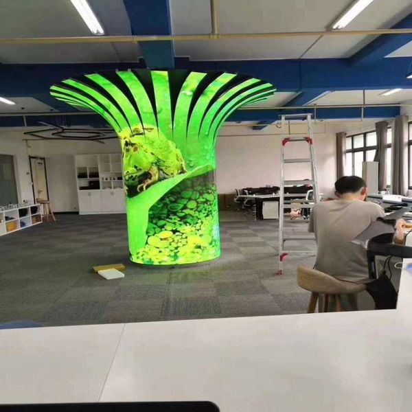 display price promotion high refresh rate led soft module p2 elliptical/cylindrical/curved screen seamless flexible
display price promotion high refresh rate led soft module p2 elliptical/cylindrical/curved screen seamless flexible