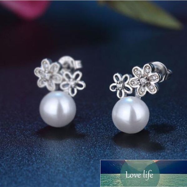925 sterling silver vintage style pearl flower wedding stud earrings bridemaids gift for wife dropshipping s-e522, Golden;silver
925 sterling silver vintage style pearl flower wedding stud earrings bridemaids gift for wife dropshipping s-e522, Golden;silver