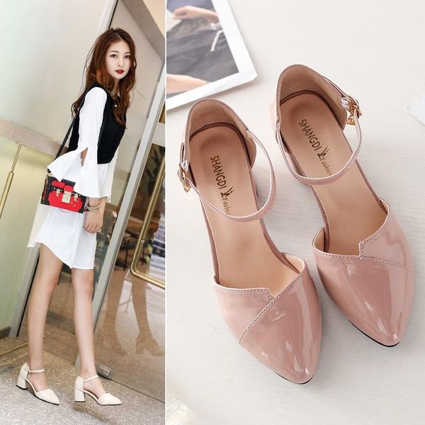 dress shoes 2021 summer high heels fashion pointed banquet party ladies sandals square heel zapatos mujer a10, Black
dress shoes 2021 summer high heels fashion pointed banquet party ladies sandals square heel zapatos mujer a10, Black