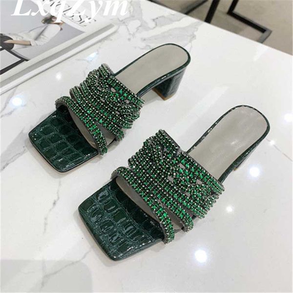 official website 70% off outlet bling bling rhinestone slippers women chunky square heel sandals summer party dress shoes crystal sandalias, Black
official website 70% off outlet bling bling rhinestone slippers women chunky square heel sandals summer party dress shoes crystal sandalias, Black