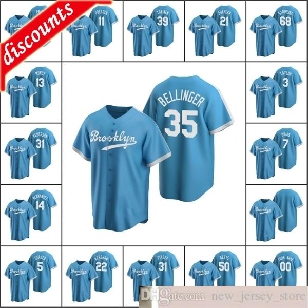 2020 baseball men #35 cody bellinger 21 walker buehler 39 blake treinen custom women youth kids cooperstown collection alternate jersey, Blue;black
2020 baseball men #35 cody bellinger 21 walker buehler 39 blake treinen custom women youth kids cooperstown collection alternate jersey, Blue;black