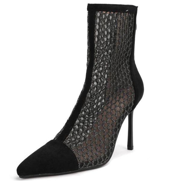 boots lace cut-outs summer for women high heels pointed women's ankle luxury black beige party shoes female big size
boots lace cut-outs summer for women high heels pointed women's ankle luxury black beige party shoes female big size