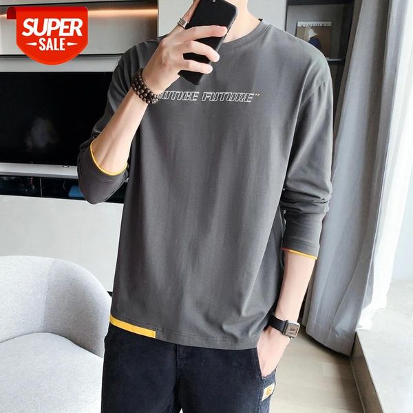 2021 new spring men's t-shirt printing casual long-sleeved loose round neck bottoming shirt men's cotton #r41o, White;black
2021 new spring men's t-shirt printing casual long-sleeved loose round neck bottoming shirt men's cotton #r41o, White;black