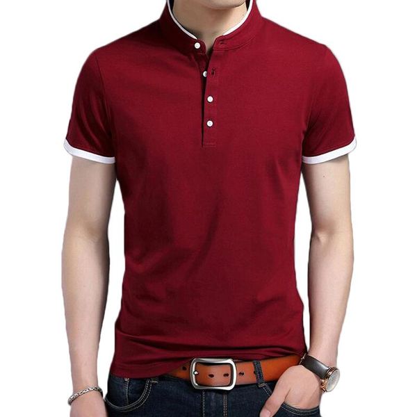 men's t-shirts t-shirt men casual short sleeve cotton t shirt summer fashion korean streetwear stand collar slim fit tee tshirt, White;black
men's t-shirts t-shirt men casual short sleeve cotton t shirt summer fashion korean streetwear stand collar slim fit tee tshirt, White;black