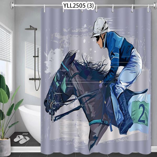 shower curtains 1pcs animal horse rider waterproof curtain horseback bathroom polyester fabric bath for home decor
shower curtains 1pcs animal horse rider waterproof curtain horseback bathroom polyester fabric bath for home decor