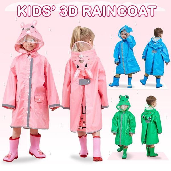 clothing sets toddler kids boys girls rain wear 3d cartoon children raincoat jacket ponchos, White
clothing sets toddler kids boys girls rain wear 3d cartoon children raincoat jacket ponchos, White