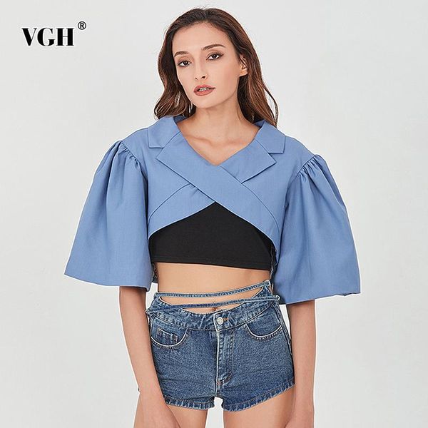 women's suits & blazers vgh korean coat for women notched party crop rutched puff short sleeves blazer female 2021 summer fashion c, White;black
women's suits & blazers vgh korean coat for women notched party crop rutched puff short sleeves blazer female 2021 summer fashion c, White;black