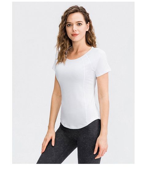 running shirts women's yoga tees training workout short sleeve quick dry sports women shirts, White
running shirts women's yoga tees training workout short sleeve quick dry sports women shirts, White