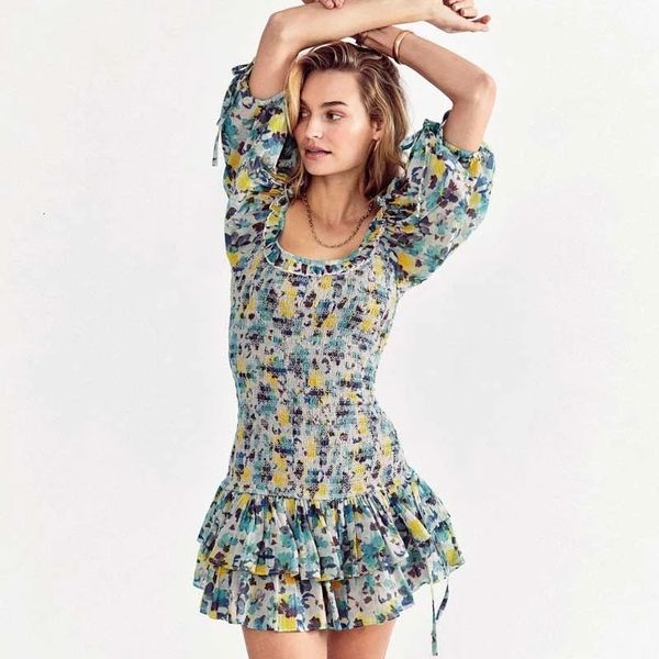 casual dresses 2021 summer green floral smocked bodice women holiday vintage ruffled puff sleeve cute ladies pvb1, Black;gray
casual dresses 2021 summer green floral smocked bodice women holiday vintage ruffled puff sleeve cute ladies pvb1, Black;gray