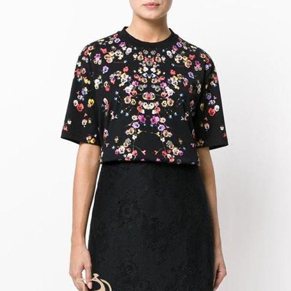 men's and women's summer european and american gypsophila flowers floral print half-sleeved loose round neck cotton short-sleeved, White;black
men's and women's summer european and american gypsophila flowers floral print half-sleeved loose round neck cotton short-sleeved, White;black
