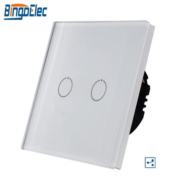 smart home control bingoelec 2 gang way touch switch screen sensor wall stair crystal glass panel light ac 220-240 v
smart home control bingoelec 2 gang way touch switch screen sensor wall stair crystal glass panel light ac 220-240 v