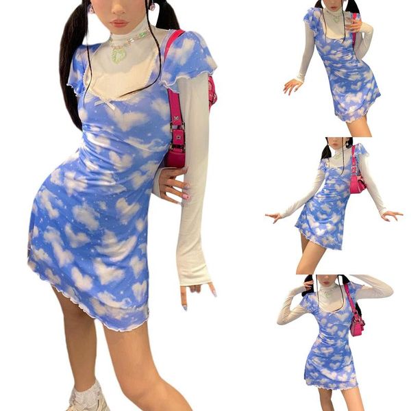 casual dresses women lettuce trim dress adults cloud heart print short sleeve square collar with bowknot beautiful, Black;gray
casual dresses women lettuce trim dress adults cloud heart print short sleeve square collar with bowknot beautiful, Black;gray