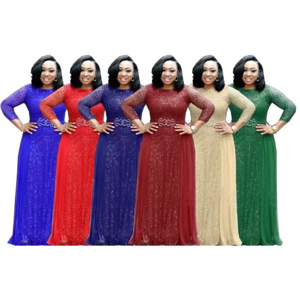 ethnic clothing african women's sequins party long sleeve maxi dress dashiki autumn winter wedding net lace lady, Red
ethnic clothing african women's sequins party long sleeve maxi dress dashiki autumn winter wedding net lace lady, Red