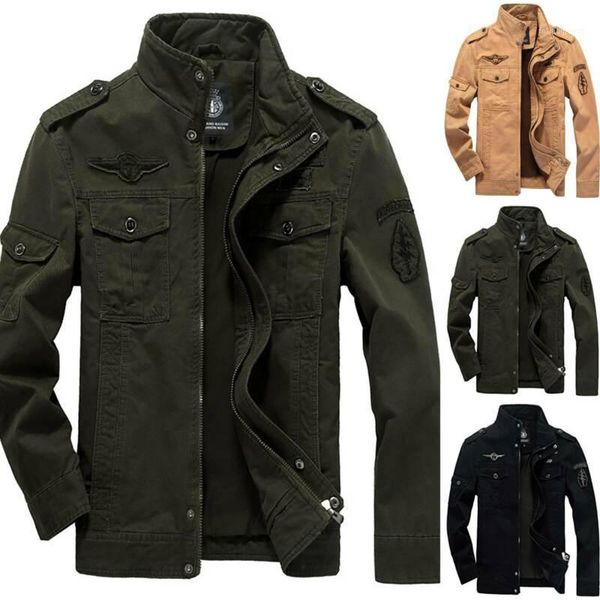 men's jackets men cargo military army jacket winter casual sports zip up tactical, Black;brown
men's jackets men cargo military army jacket winter casual sports zip up tactical, Black;brown