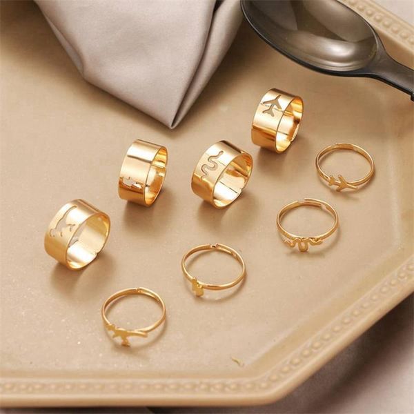 wedding rings en trendy lover snake gold color aircraft dinosaur butterfly for women men couple open ring set 2021 jewelry, Slivery;golden
wedding rings en trendy lover snake gold color aircraft dinosaur butterfly for women men couple open ring set 2021 jewelry, Slivery;golden