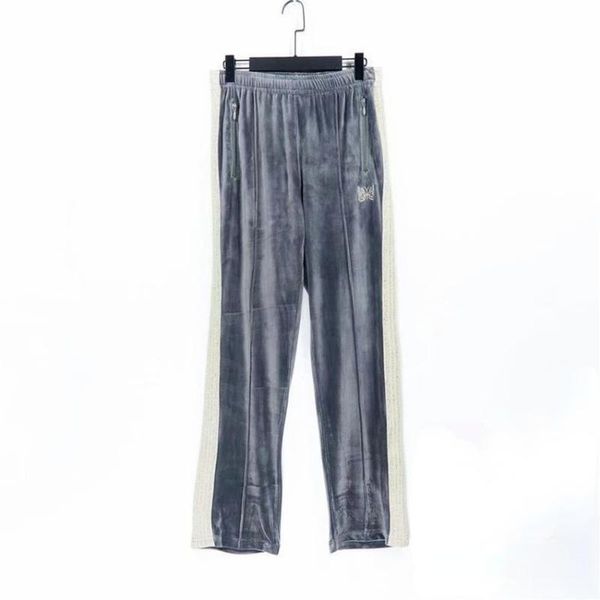 men's pants grey awge needles men butterfly embroidery ribbon women sweatpants trousers clothing, Black
men's pants grey awge needles men butterfly embroidery ribbon women sweatpants trousers clothing, Black